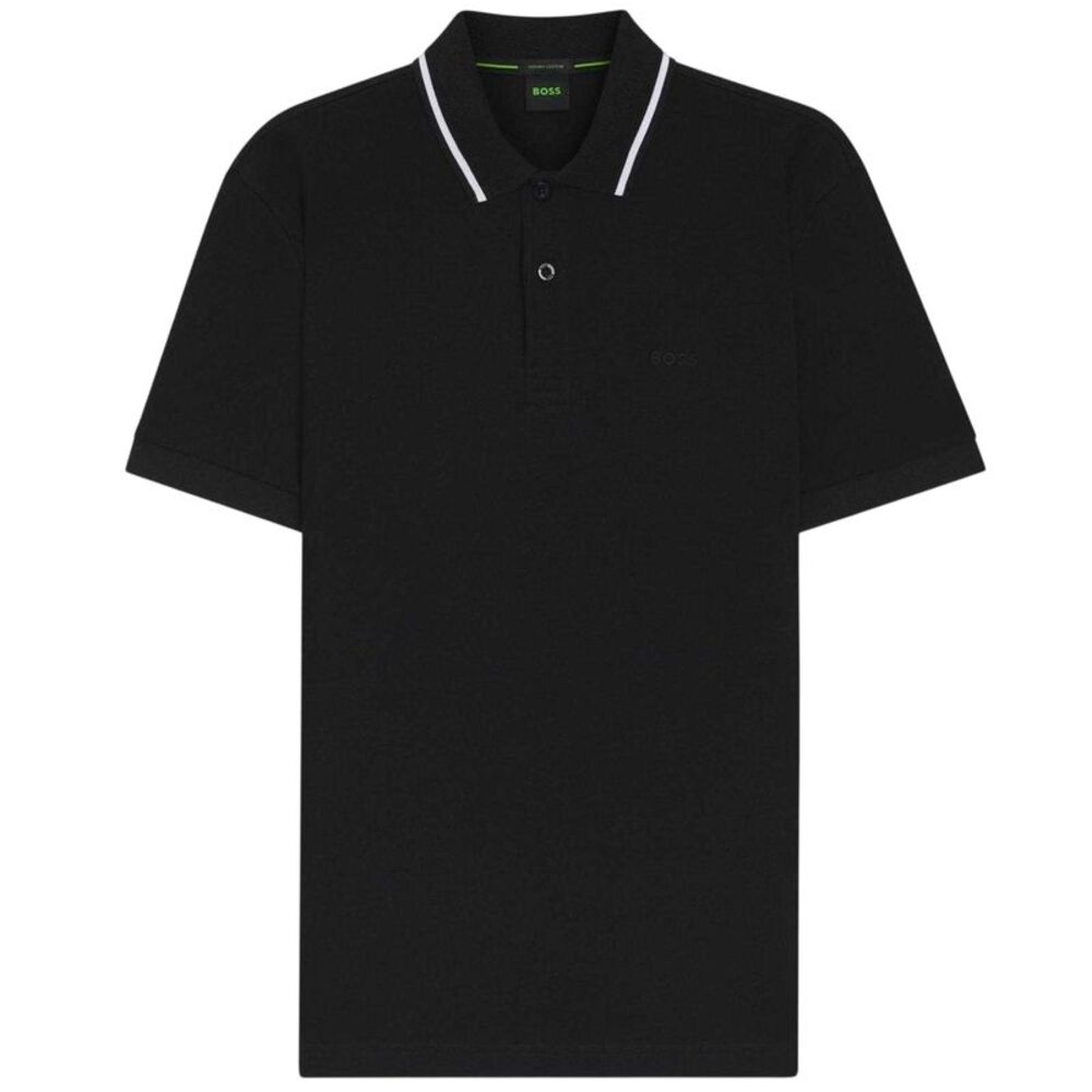 Boss Mens Join Paddy Embroidered Logo Regular Polo Shirt / Black